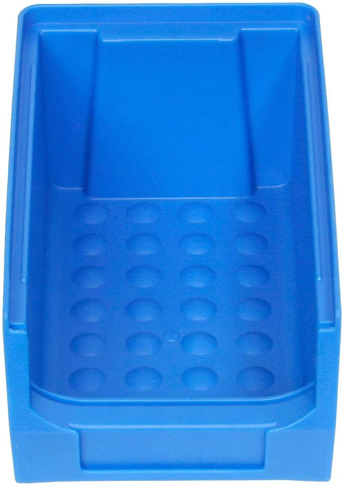 BRB Set - 25x Sichtstapelkästen PROFI LB5, blau, Inhalt 0,85 Liter, LxBxH 175x100x75 mm inkl. 3 verz