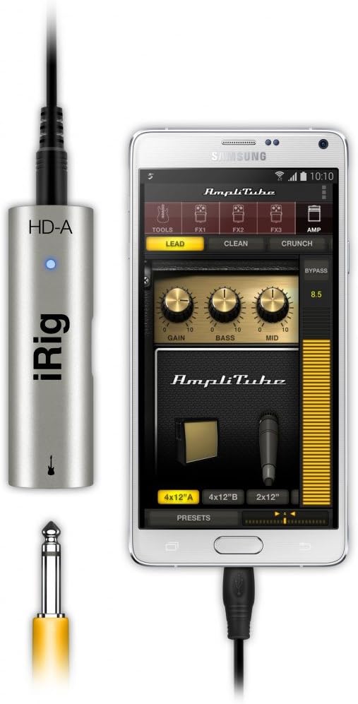 IK Multimedia IP-IRIG-HDA-IN Digital Gitarre Interface für Android-Gerät