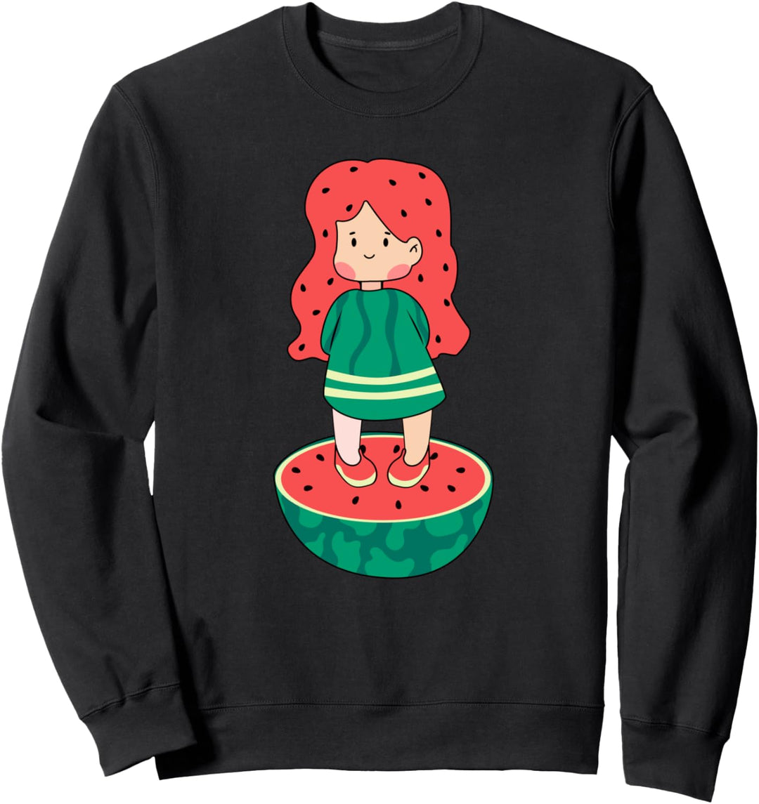 Melone Sommer Urlaub - Wassermelone Sweatshirt