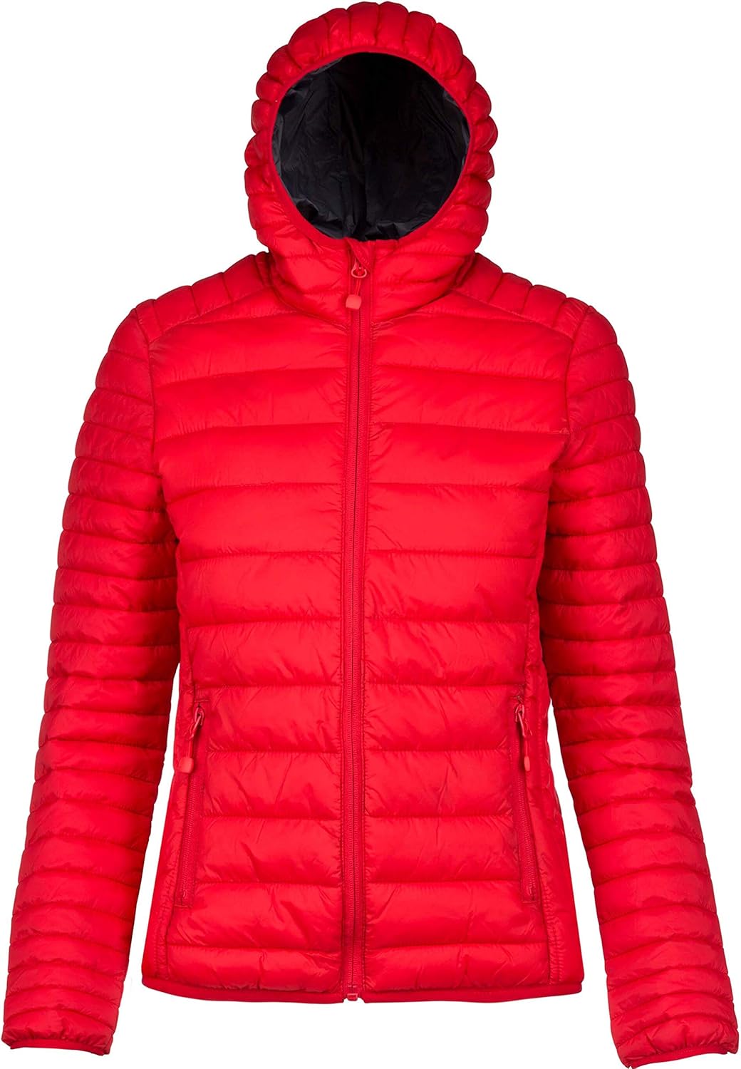 Kariban | K6111 Leichte Damen Kapuzen Steppjacke, Grösse:XXL, Farbe:Marl Silver