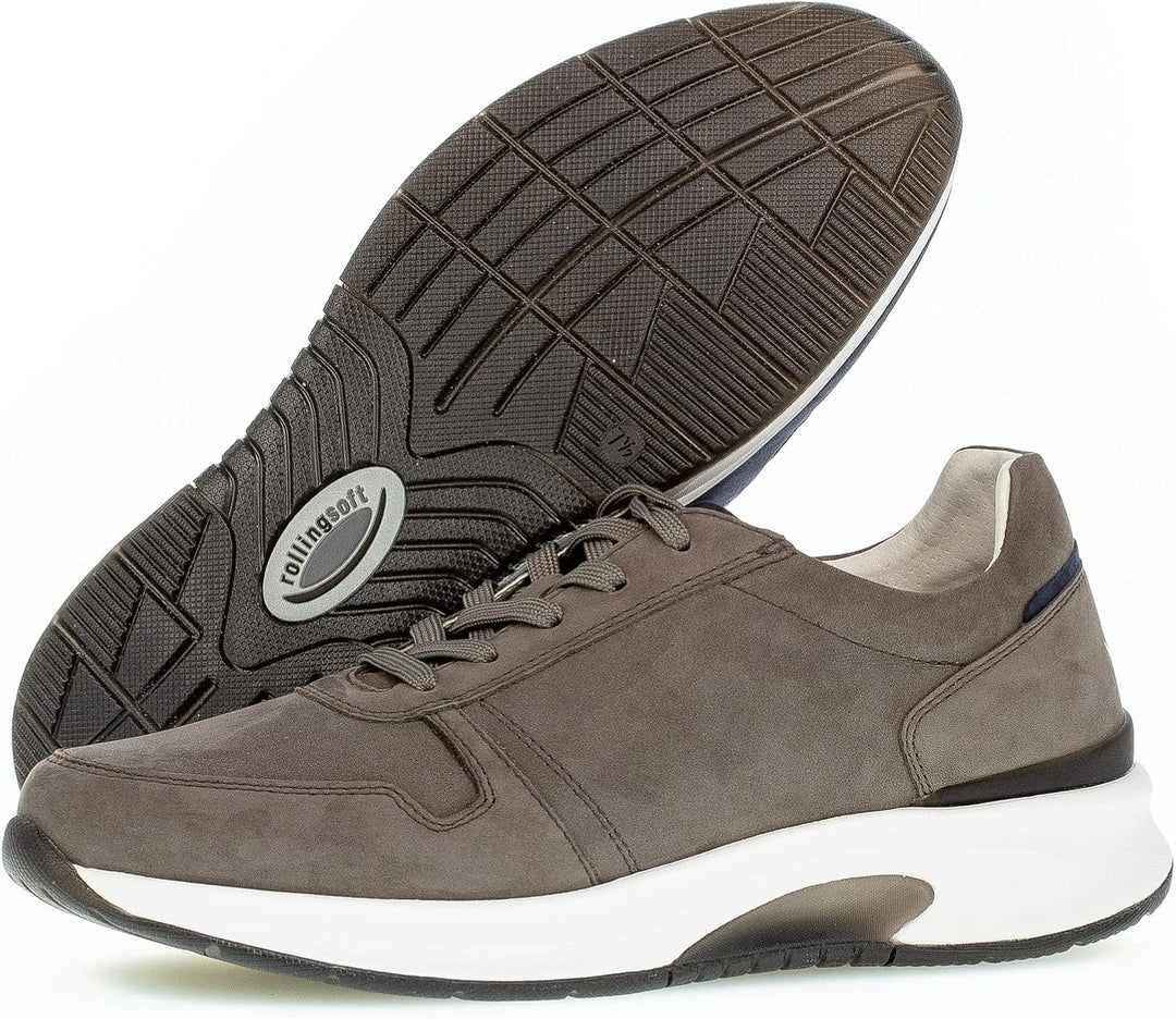 Pius Gabor Herren Sneaker Low, Männer Halbschuhe,Wechselfussbett, 10 Grau