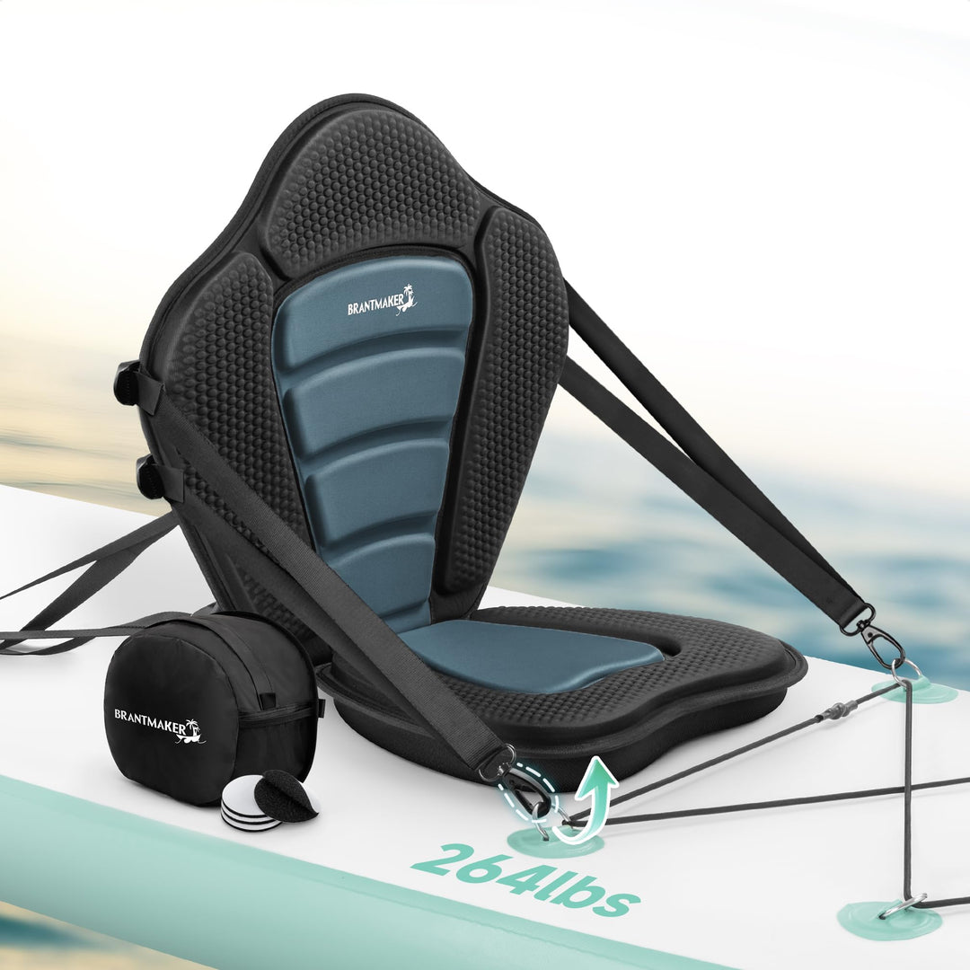 BRANTMAKER SUP Sitz für Stand up Paddle, Kajak Sitz, 120KG Tragkraft Verdickter Sup Sitz Nachrüsten,
