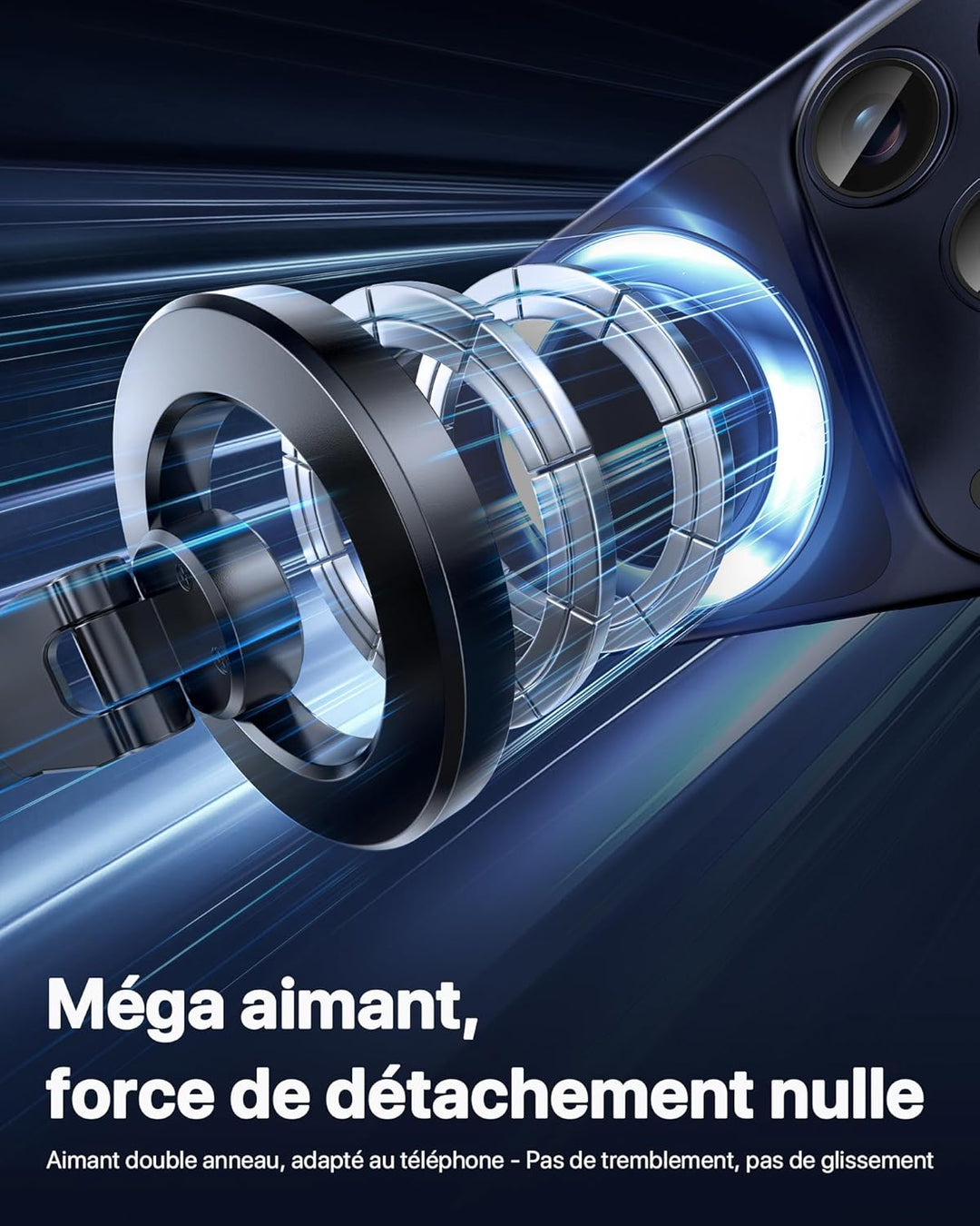 Miracase Kfz-Halterung für Magsafe [Ultra Starke Saugkraft] 2026 Magnet Telefon Auto 360 ° Rotation
