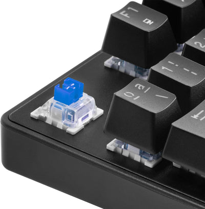 Mars Gaming MKXTKLBES, Ultra-Kompakte Mechanische Tastatur TKL RGB, Handballenauflage, Schalter OUTE