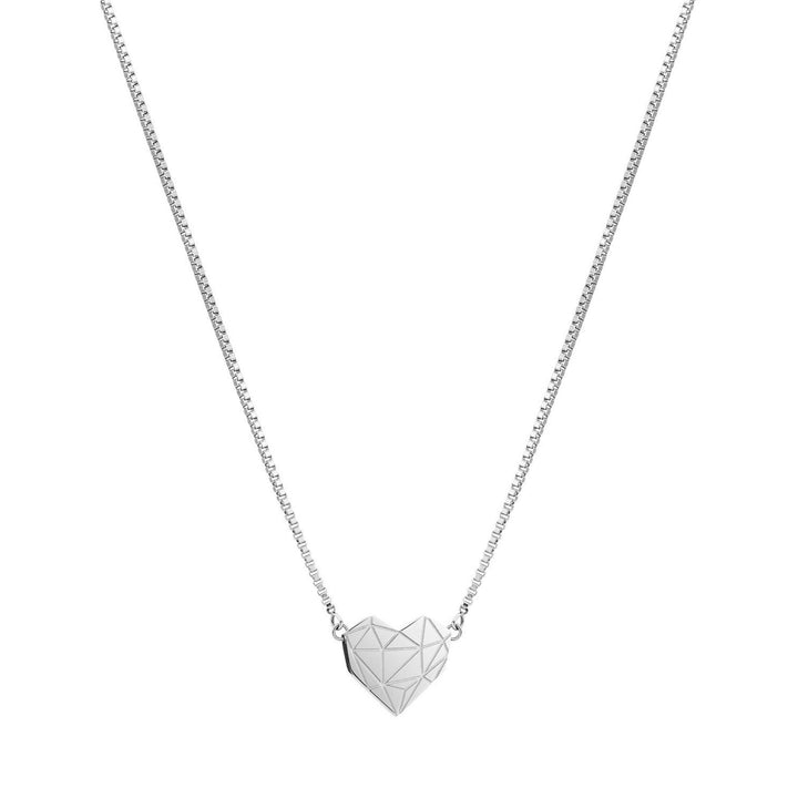 LIEBESKIND BERLIN Damen-Collier Edelstahl Silber Single, Silber Single