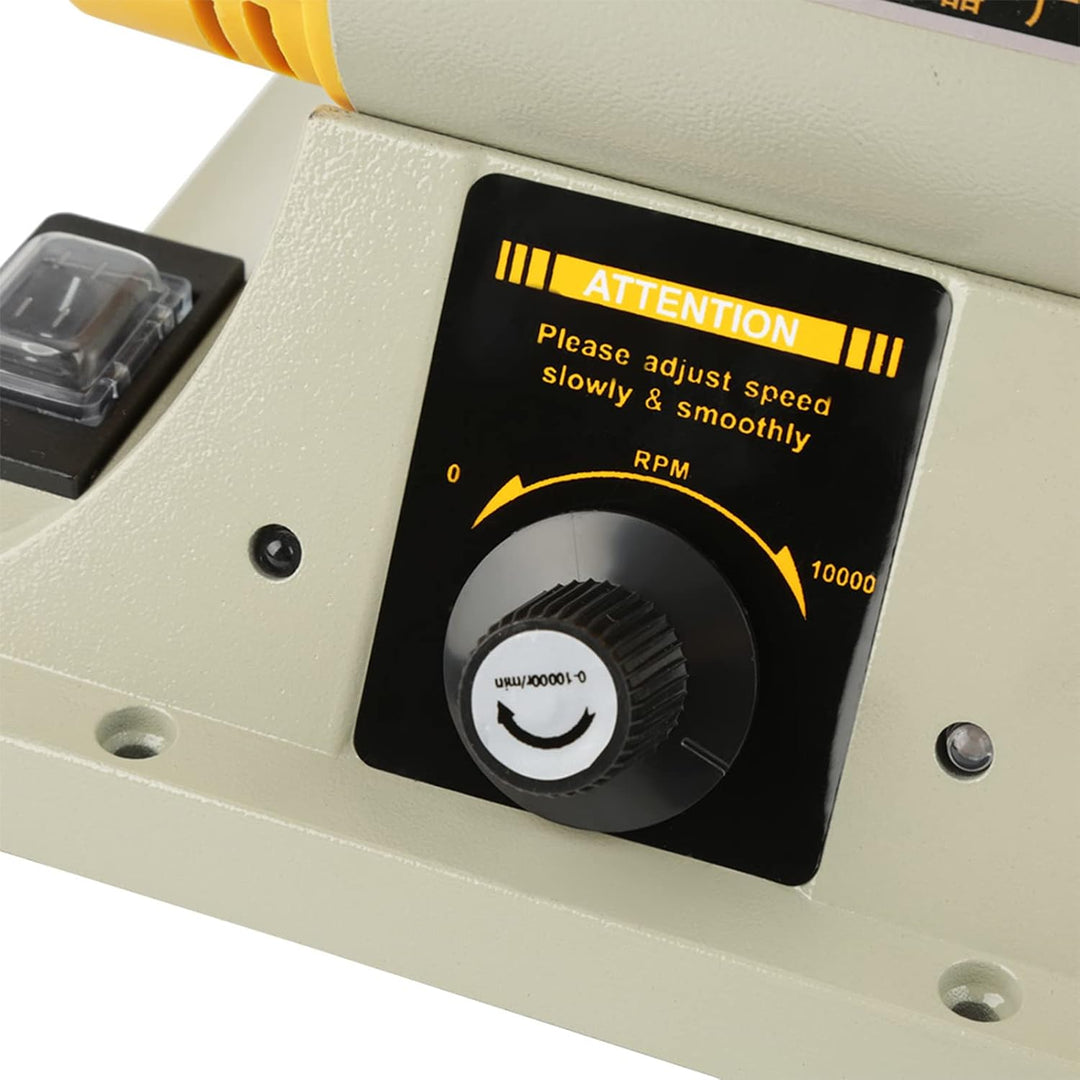 350-W-Elektroschleifer-Poliermaschine für Schmuckdrehmaschinenmotor, Solides Gehäuse, Geringe Vibrat
