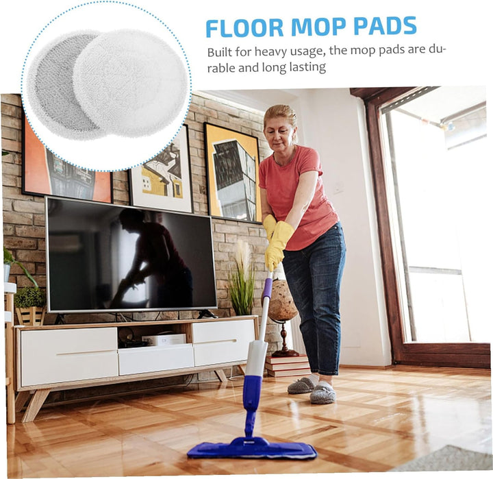 2 Stück Wiederverwendbare Dampfreinigungs Wischmop Pads aus Baumwolle Kompatibel mit Samz Seu Hochab