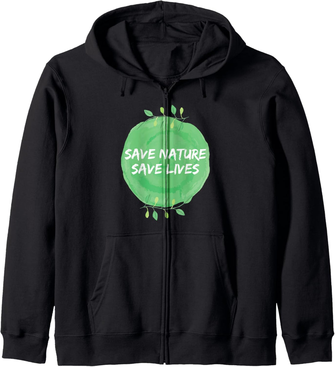 Retten Sie Natur retten Sie Leben Earth Day Kapuzenjacke