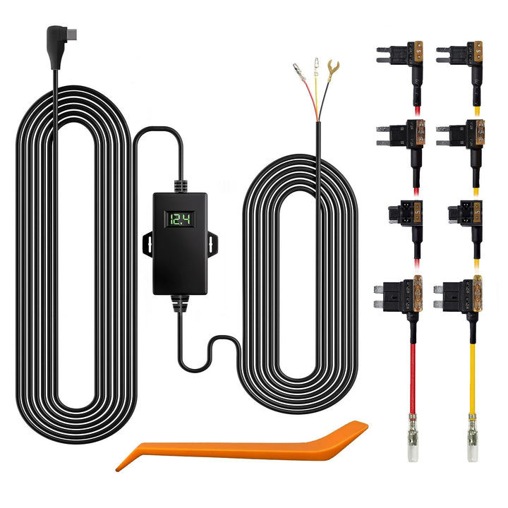 WOLFBOX Acc Hardwire Kit für G840S/G930/G850/G900/G840H, Nicht geeignet für D07, Typ-C-Hardwire-Auto