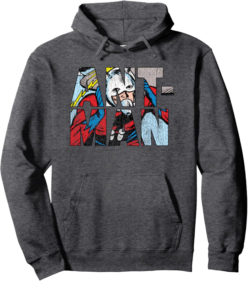 Marvel Ant-Man Classic Comic Letter Fill Logo Pullover Hoodie