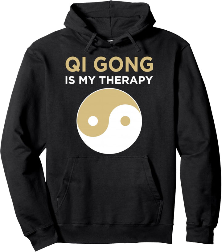 Qi Gong Tai Chi Quigong Chigong Chi Gong Yin Yang Qigong Pullover Hoodie