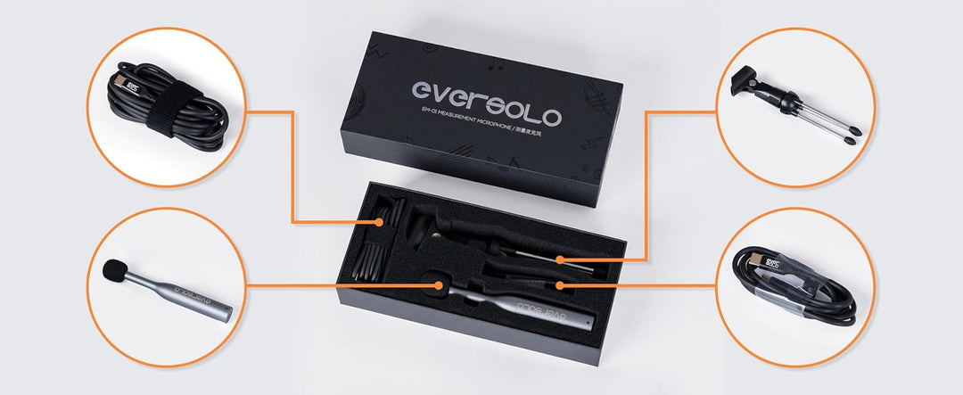 EVERSOLO Omnidirektionales Mikrofon EM-01, USB-Typ-C-Schnittstelle, für Heimaufnahmen, Online-Meetin