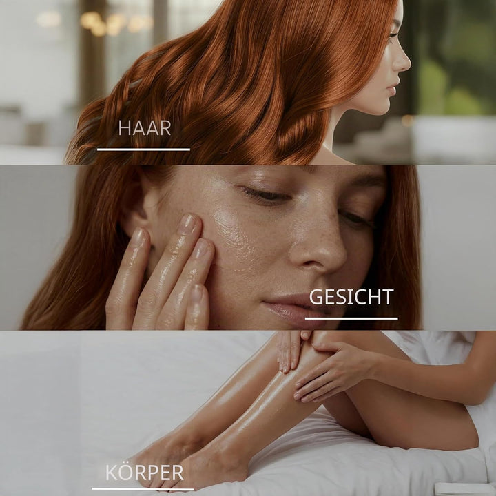 Softto+Plus Granatapfelöl – Haaröl, Gesichtsöl &amp; Körperöl, Anti-Aging &amp; Glow Effekt, mit Granatapfel