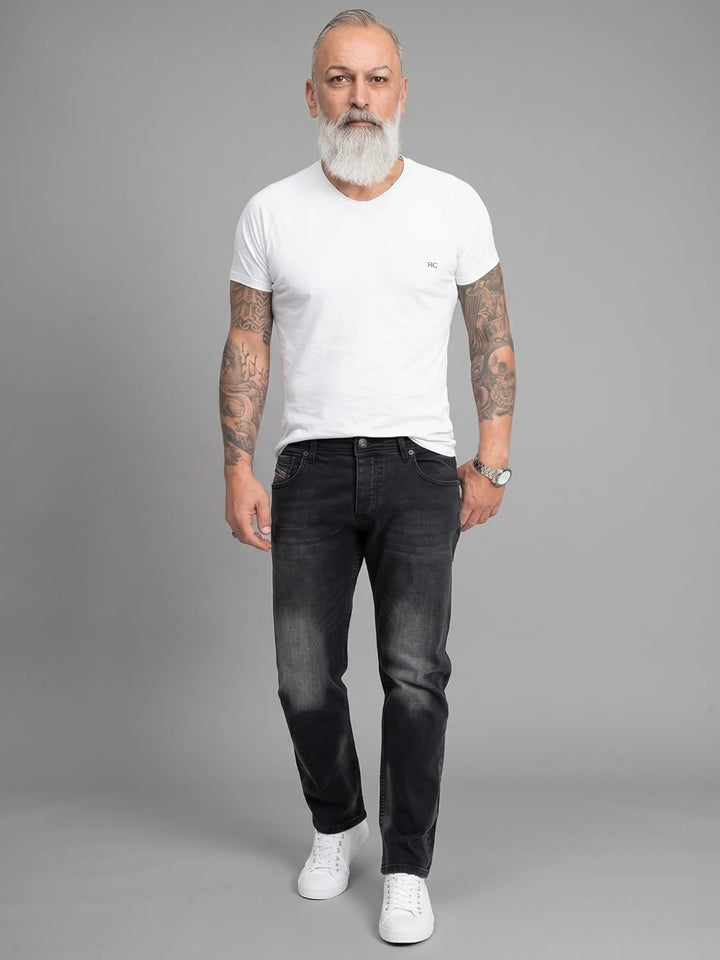 Rock Creek Herren Designer Jeans Denim Blau Hose Herrenjeans RC-2098 W29-W44 33W / 30L Rc-2280-dunke