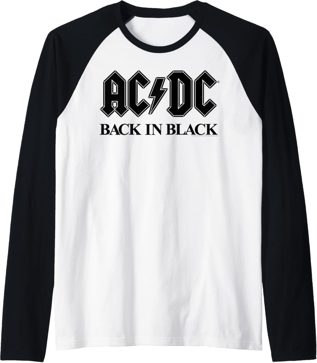 AC/DC - Kühnes Schwarz Raglan