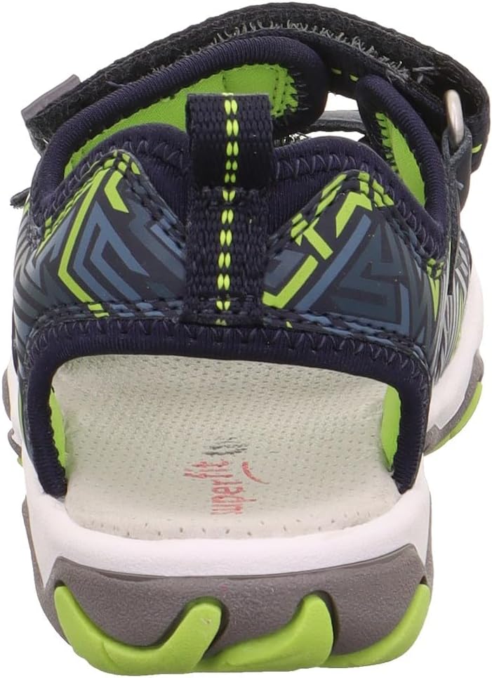 Superfit Jungen Mike 3.0 Sandale 25 EU Weit Blau Hellgrün 8040, 25 EU Weit Blau Hellgr&#xFC;n 8040