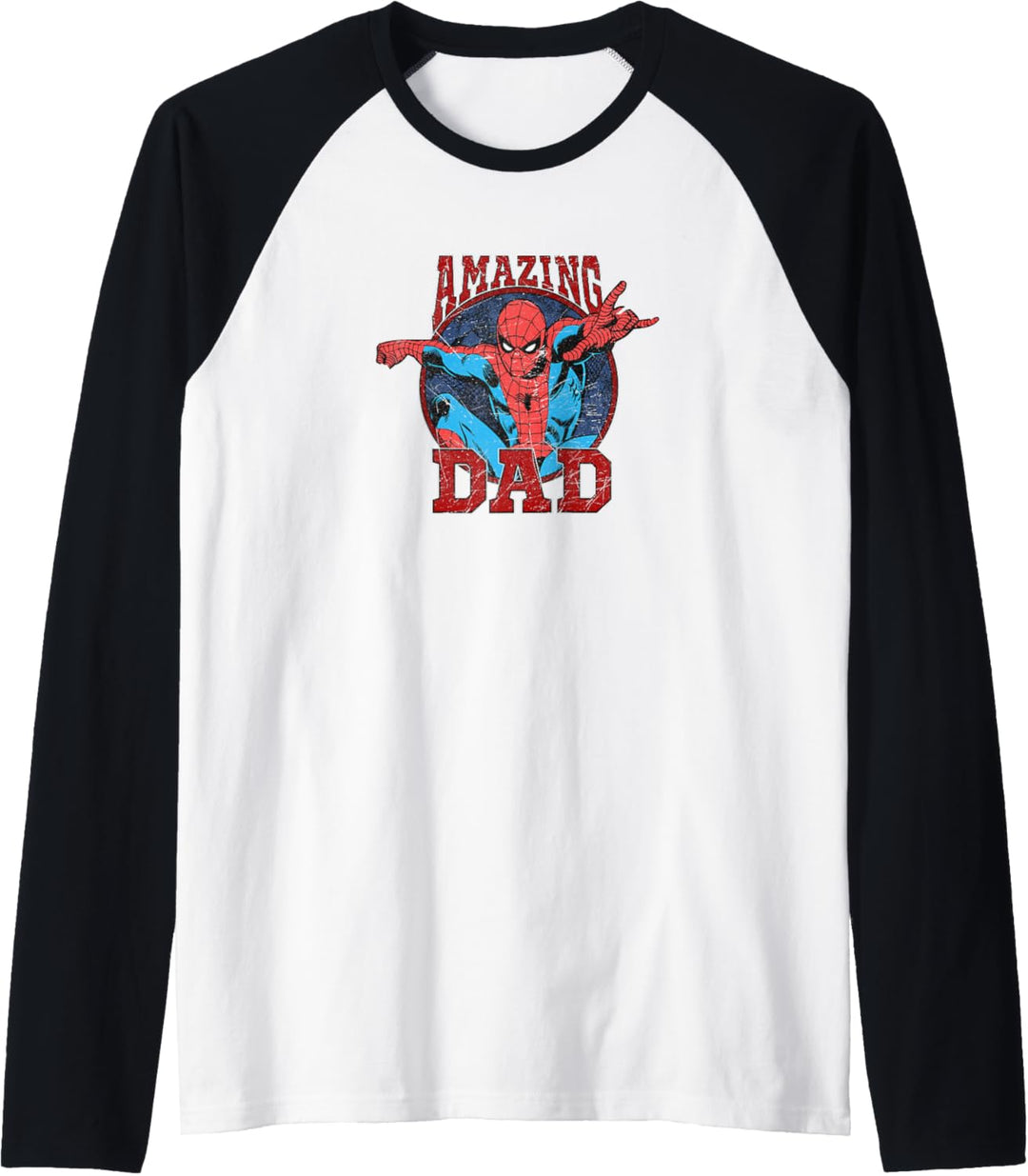 Marvel Spider-Man Vatertag Amazing Dad Raglan