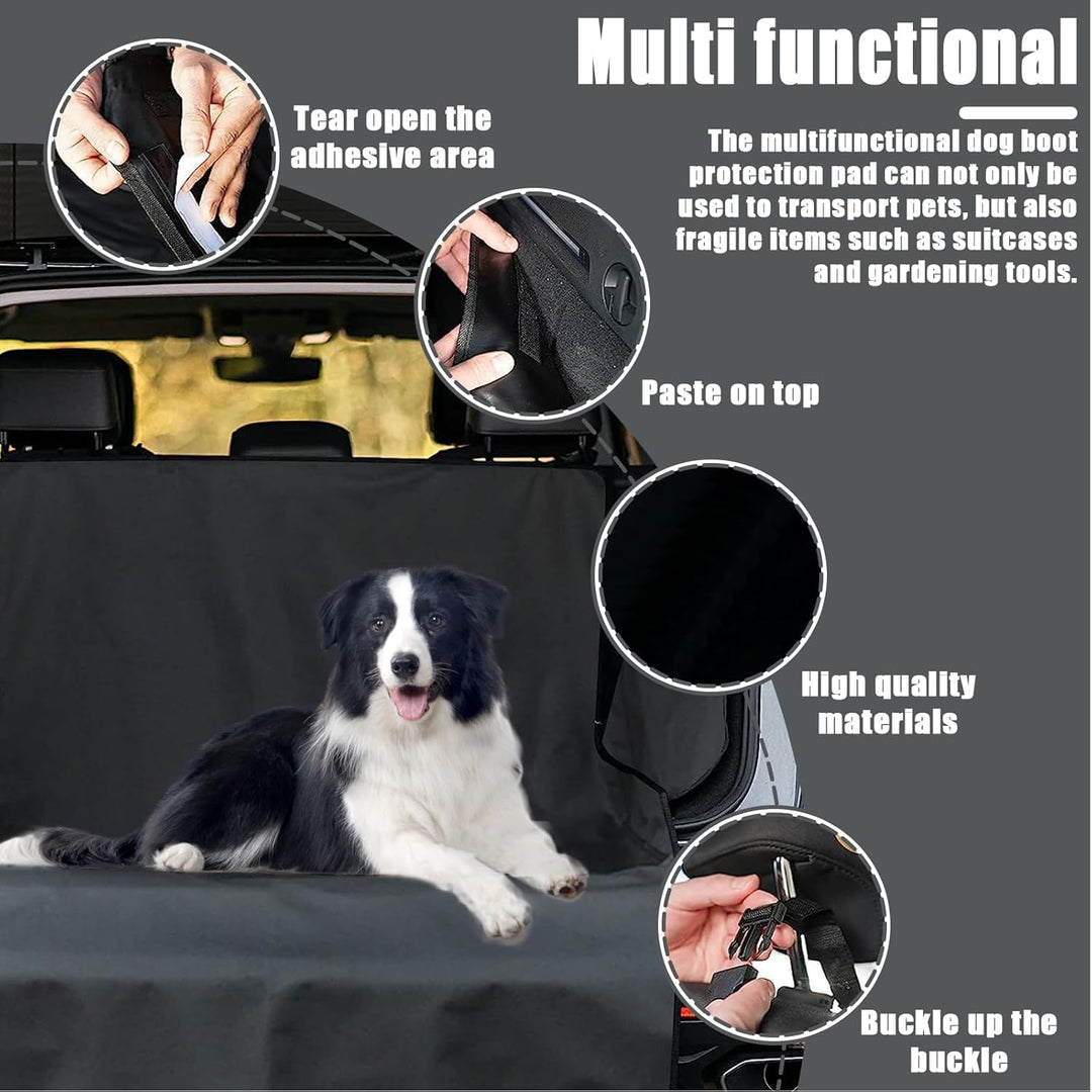 BYZESTY Kofferraumschutz Hund, Hundedecke Kofferraum mit Seitenschutz, Kofferraum Schutzmatte Hund,
