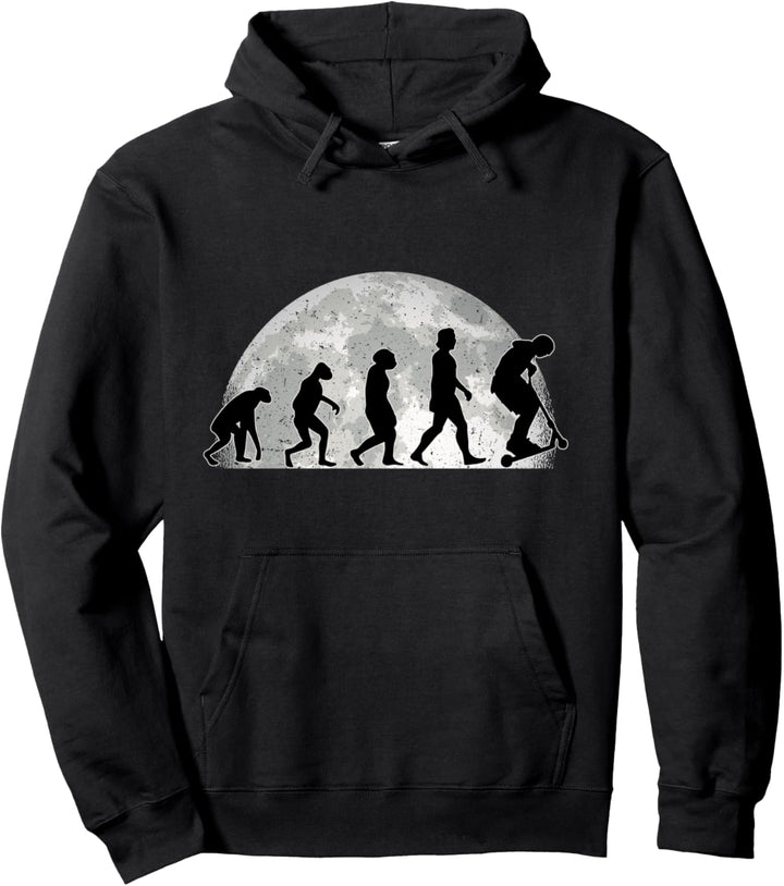 Scooter Evolution Mond Stunt Roller Tretroller Pullover Hoodie