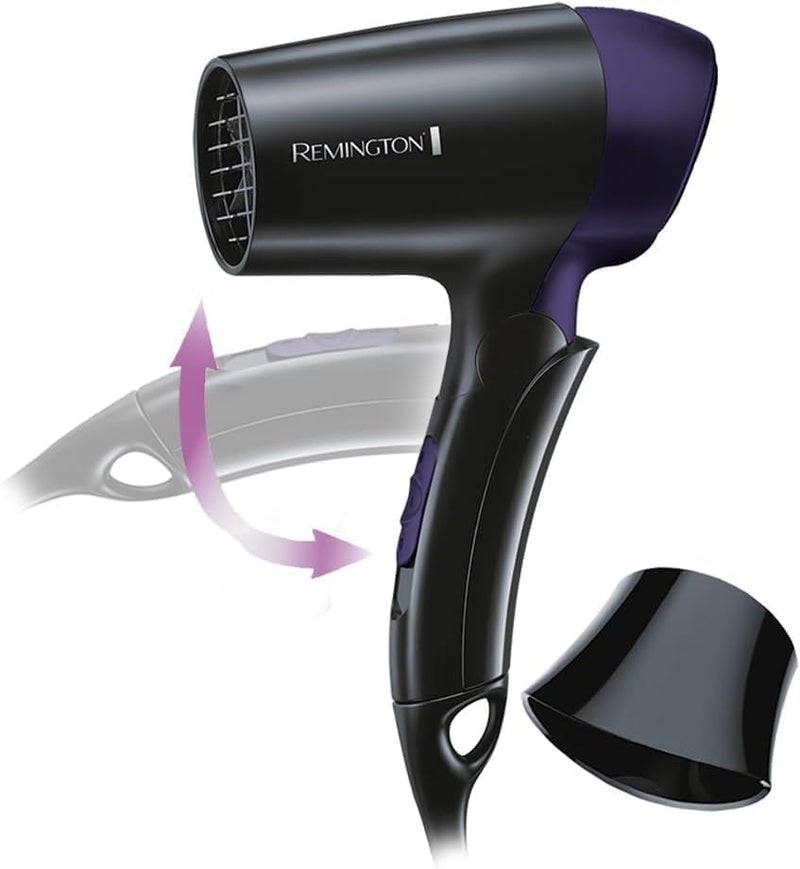 Remington Styling Reiseset On The Go: Mini-Haarglätter + klappbarer Reisehaartrockner 1400 Watt Ange