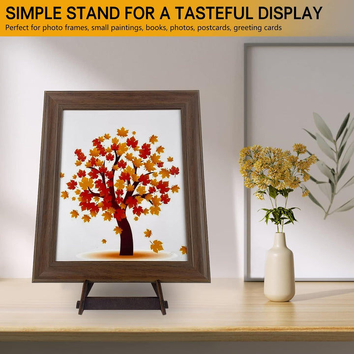 1 Packung 13 Zoll Holz Display Stand, Easel & Buchständer, Bilderrahmen Plattenhalter(13inch-1pcs),