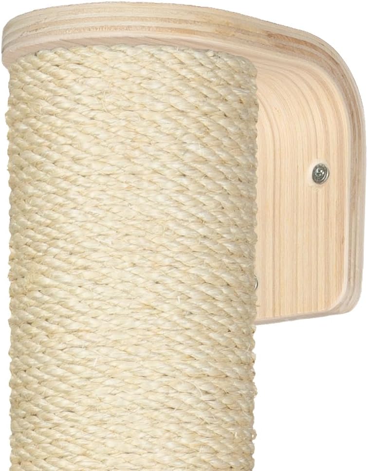 Kratzbaumland 9 cm Relax-Kletterstange Kratzstange Wandelement für Katzen (20 cm, Natur) Stammlänge: