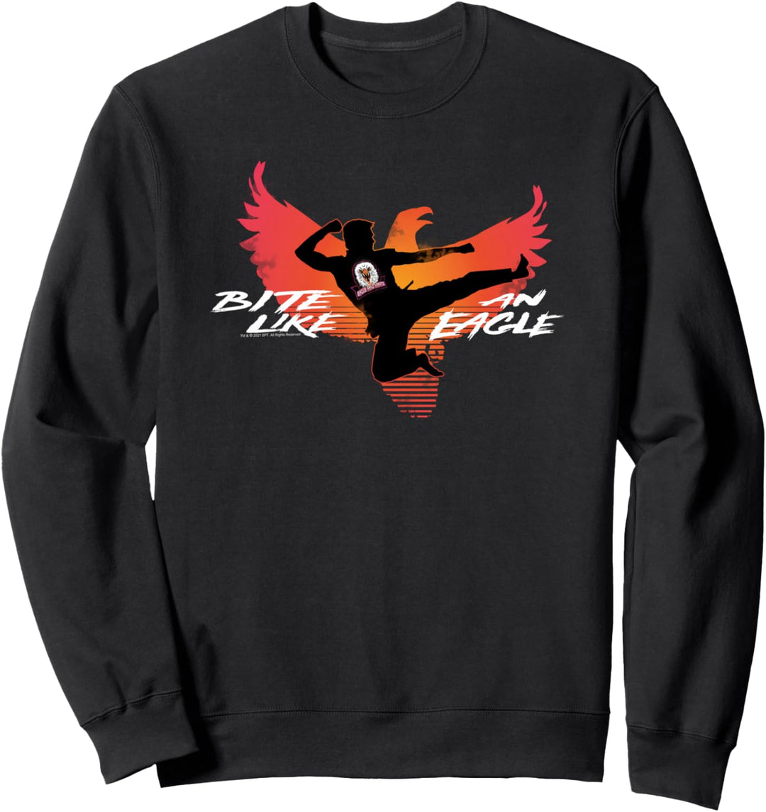 Cobra Kai Beissen wie ein Eagle Jump Kick Sweatshirt