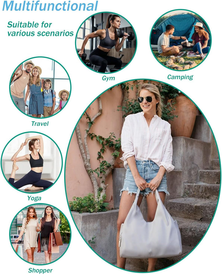 BlesMaller Sporttasche Damen Reisetasche Handgepäck mit Schuhfach & Nassfach Trainingstasche kleine