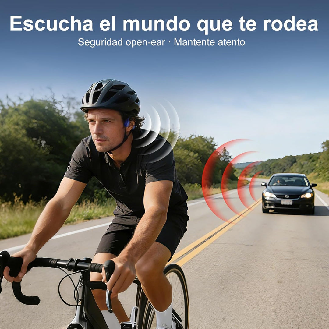 Knochenschall Kopfhörer Bluetooth 6.0, offene Bluetooth-Funkkopfhörer für Sport, wasserdichte, leich