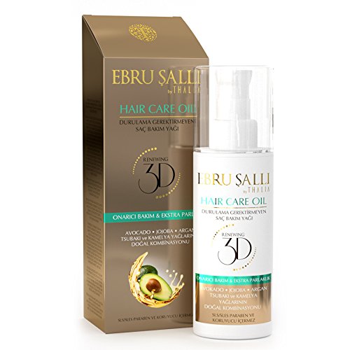 Ebru SALLI by THALIA Haarpflegeöl 75 ml - ohne Ausspülen, Pflegeöl mit Avocado-, Argan- und organisc