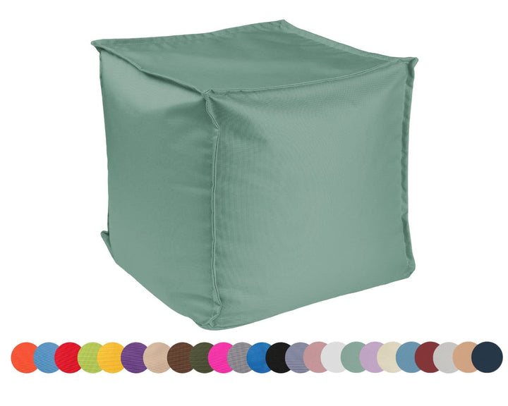 chilly pilley Sitzsack Sitzhocker mit EPS-Perlen Füllung 40x40x40cm Fusshocker Sitz-Pouf für Kinder