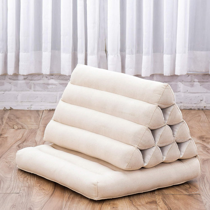 Leewadee Thai-Kissen Falt-Matratze Chill-Out Klapp-Matte Gepolsterte Lesestütze Boden-Liege-Matte mi