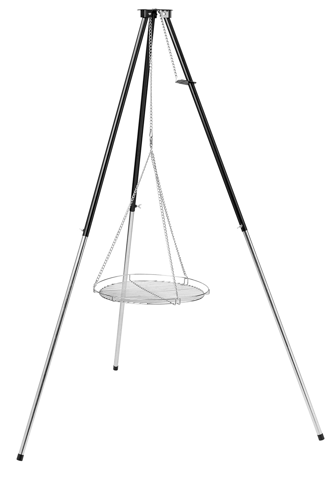 Dreibein Grillgestell T180 Grill für Schwenker - Schwenkgrill mit Chrom Rost 70 cm