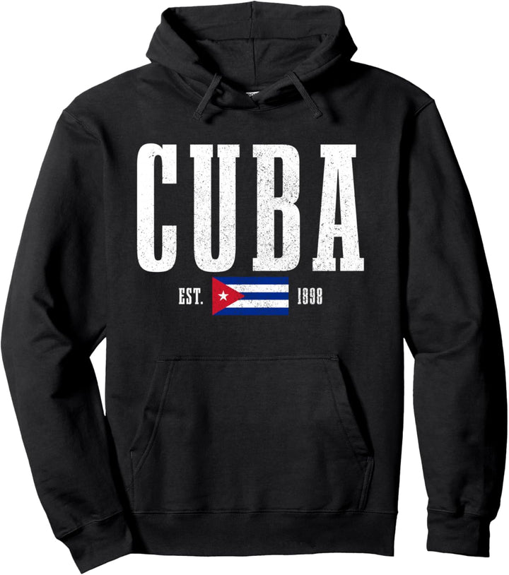 Kuba Est. 1898 Karibik Kubanisches Pullover Hoodie