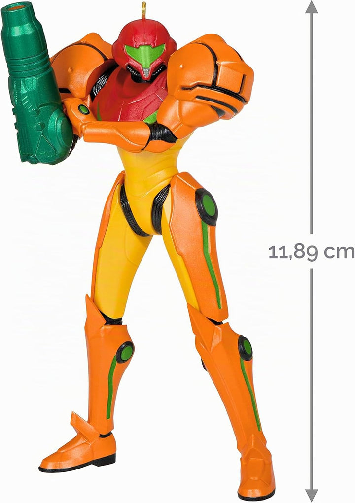 Hallmark Keepsake Weihnachtsdekoration 2023, Nintendo Metroid Samus Ornament, Geschenke für Gamer, M