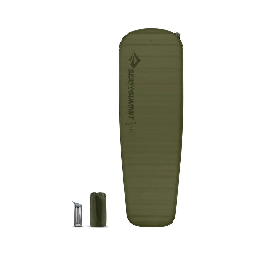 SEA TO SUMMIT - Camp Plus Self Inflating Isomatte Large - Dicke & warme Schlafmatte - Reparatur-Kit