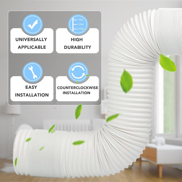 Abluftschlauch, Abluftschlauch Ø150/130mm Klimagerät, für Klimagerät Mobile Klimaanlage Wäschetrockn