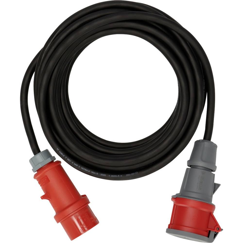 Brennenstuhl CEE Verlängerungskabel mit Phasenwender IP44 (10m Kabel, H07RN-F 5G2,5, 5-polig mit CEE