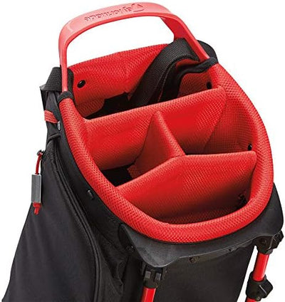 TaylorMade Flextech Lite Tasche mit Ständer Einheitsgrösse Cool Grey/Red/Black, Einheitsgrösse Cool