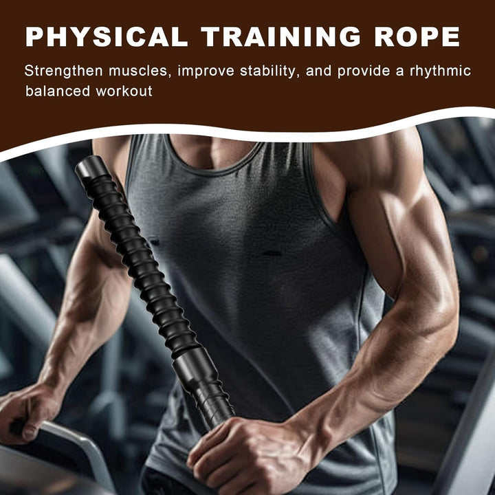 Battle Rope, 2pcs Seillose Kampfseile, Seilfreie Schlachtseile, Professionelles Tragbares Schwarzes