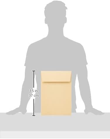 HSD C4 Versandtaschen, starkes Manila-Papier, A4, 115 g/m², 25 mm dick, erweiterbare Breite 100, 100