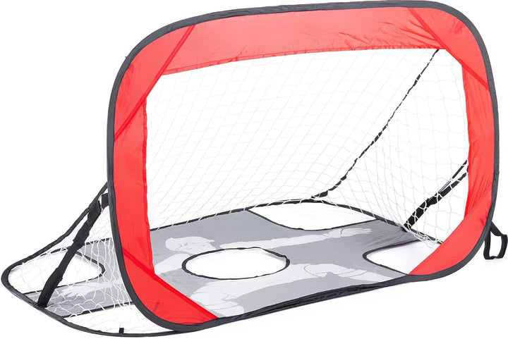 Fussballtor Faltbar, Pop Up Tor - 120x72x73 cm - Fussballtrainingsgeräte für Kinder und Erwachsene -