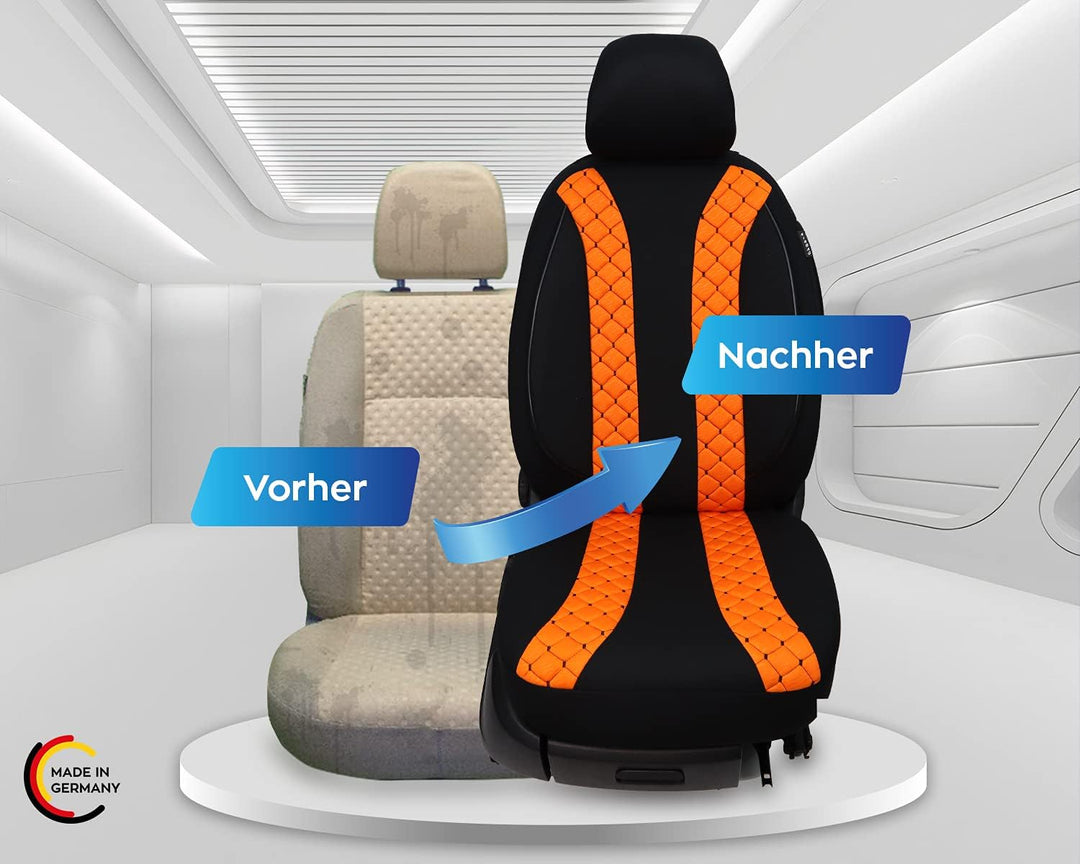 BREMER SITZBEZÜGE Mass Auto Schonbezüge kompatibel mit Suzuki Ignis 3 Fahrer &amp; Beifahrer Set ab 2016