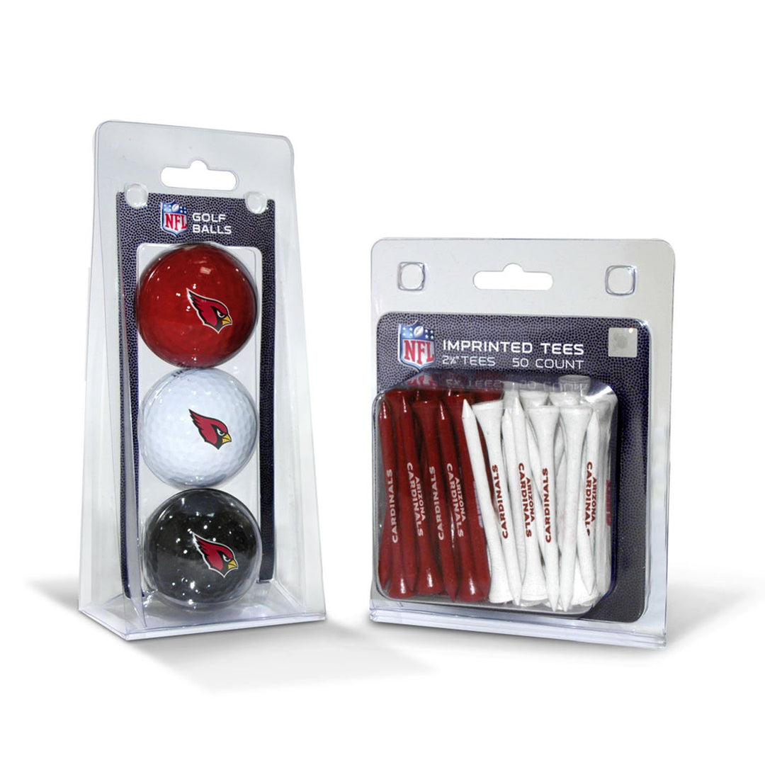 Team Golf Golfbälle mit NFL Logo (3 Stück) & 6,5 cm Regulierung Golf Tees (50 Stück) – Ballfarben kö