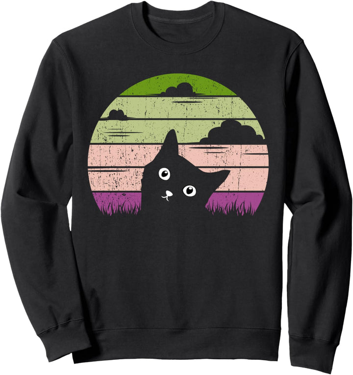 Katze Damen Katzenmama Katzenbaby Miau Katzen Motiv Geschenk Sweatshirt
