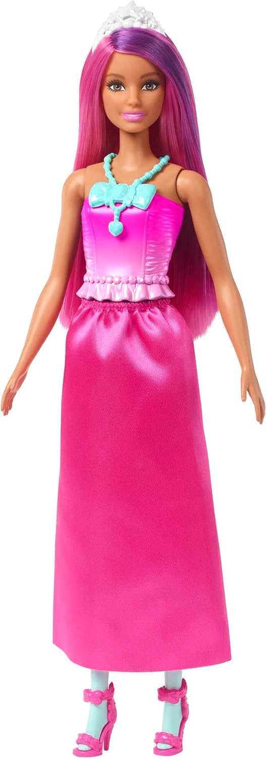 Barbie Dreamtopia Barbie-Puppe mit Barbie-Kleidung, mit Zubehör, Meerjungfrauenschwanz und Baby-Einh