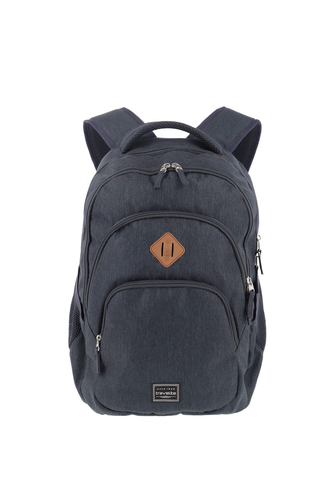 Travelite Handgepäck Rucksack, Laptop Rucksack 15,6 Zoll, BASICS, Daypack, Tagesrucksack mit vielen