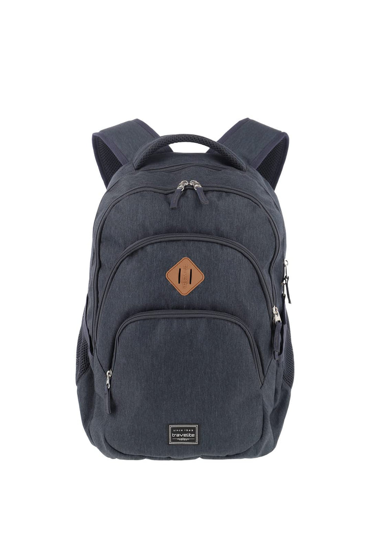 Travelite Handgepäck Rucksack, Laptop Rucksack 15,6 Zoll, BASICS, Daypack, Tagesrucksack mit vielen