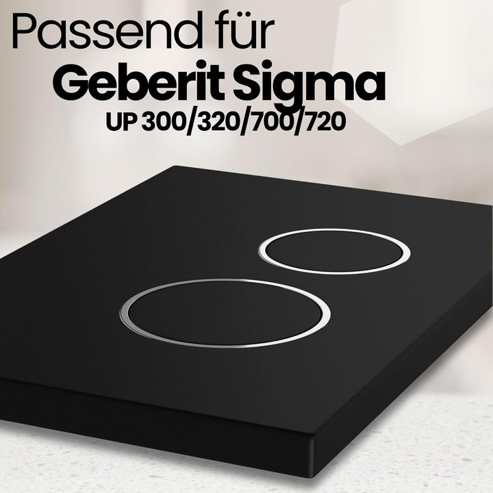 MYLAVABO Drückerplatte WC Betätigungsplatte passend für Geberit Sigma Vorwandelement für Geberit Spü
