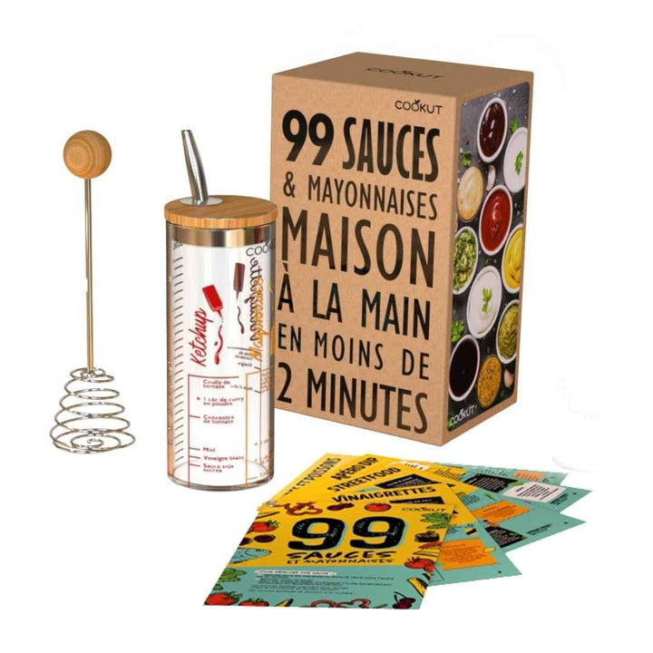 COOKUT - Shaker Saucen - 99 Leckere und Unfehlbare Hausgemachte Saucen in Weniger als 2 Minuten! Vin